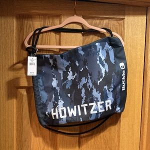 Buckle camouflage drawstring bag